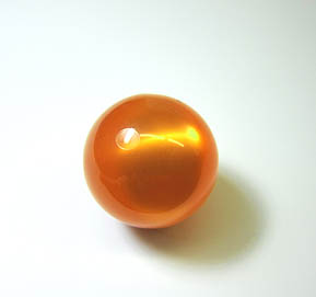Polaris-Perle glanz 8mm mandarin